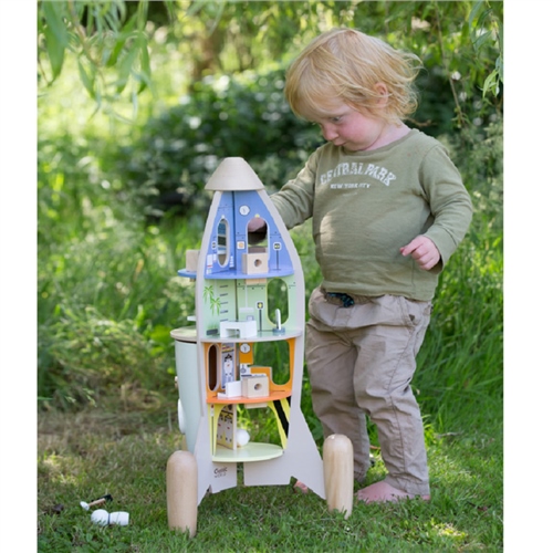 Classic World Wooden Rocket Ship Playset - image 4