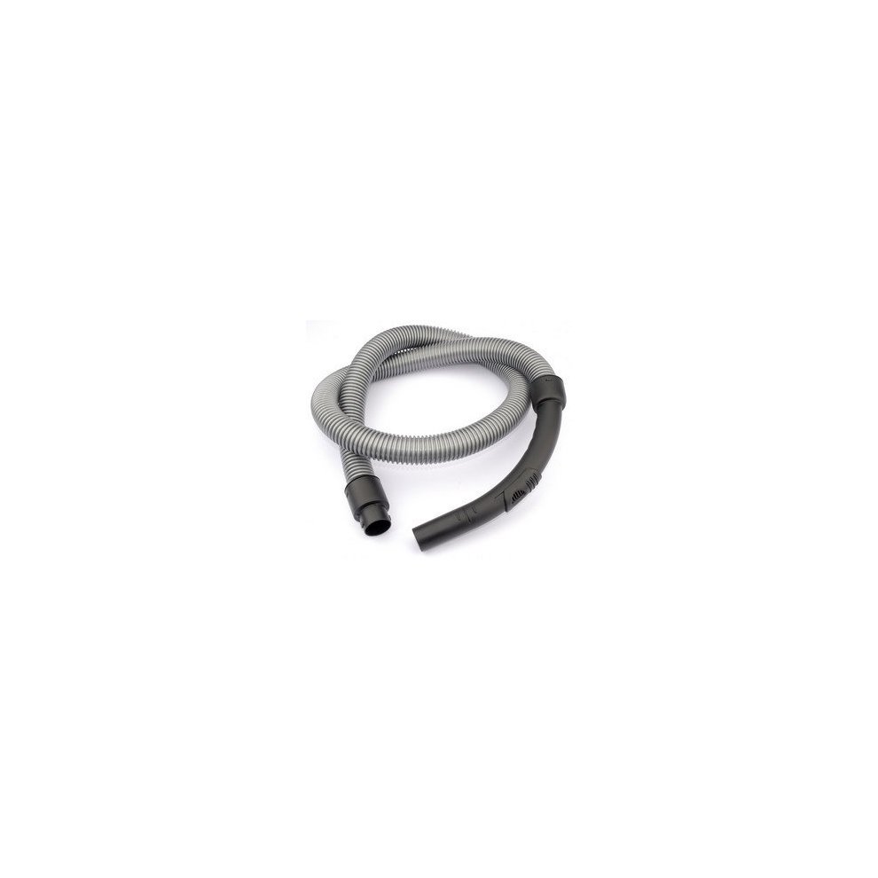 Flexible gray hose designed for Draper VC1600 and VC2000B vacuum cleaners, featuring smooth ends for easy attachment and a lightweight, durable material for efficient use.