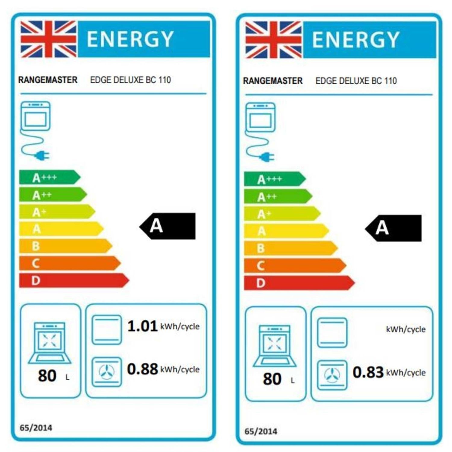 Edge Deluxe 110cm Induction Black Glass/Chrome - image 5