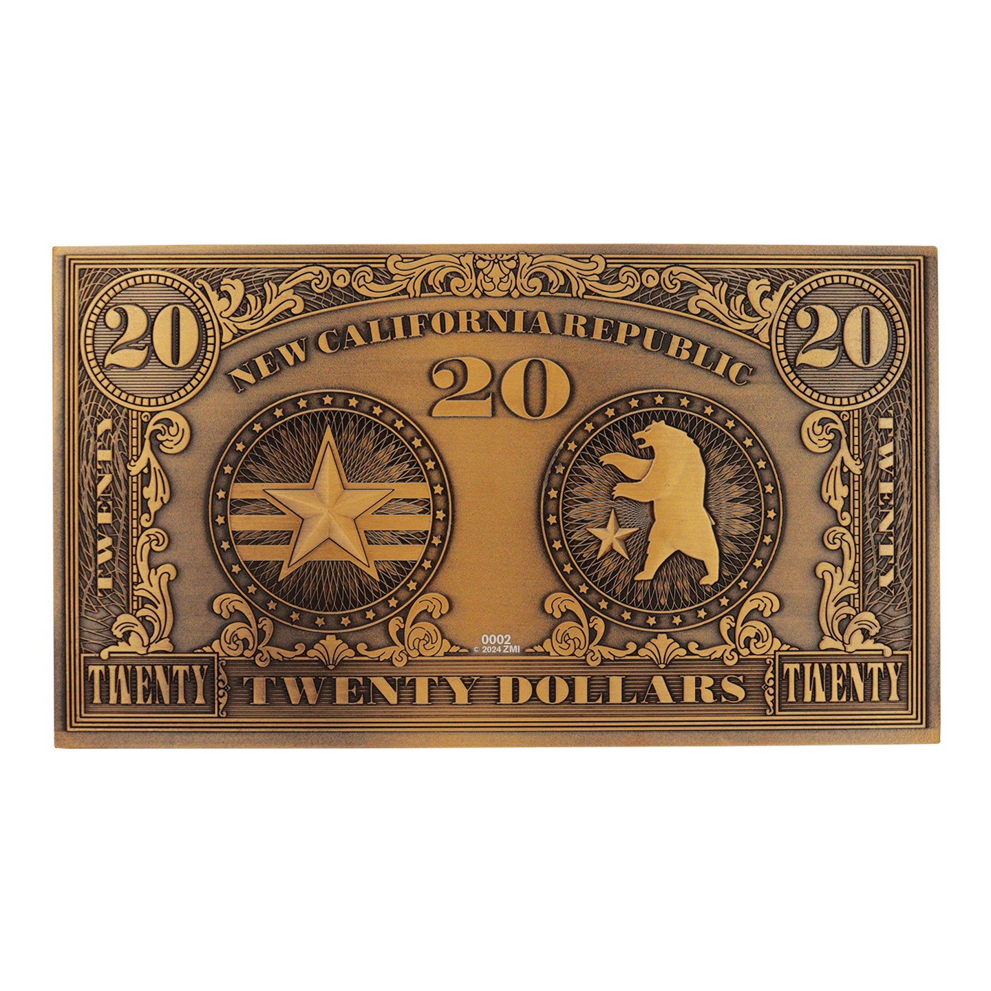 Fallout New Vegas Replica NCR $20 Bill - image 2