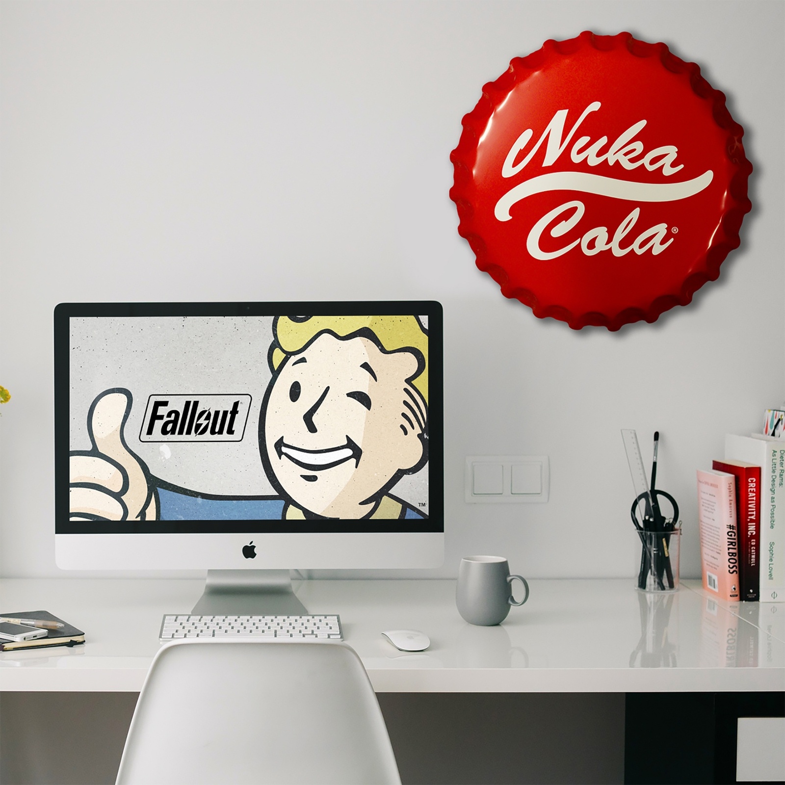 Fallout Nuka-Cola Bottle Cap Tin Sign - image 3