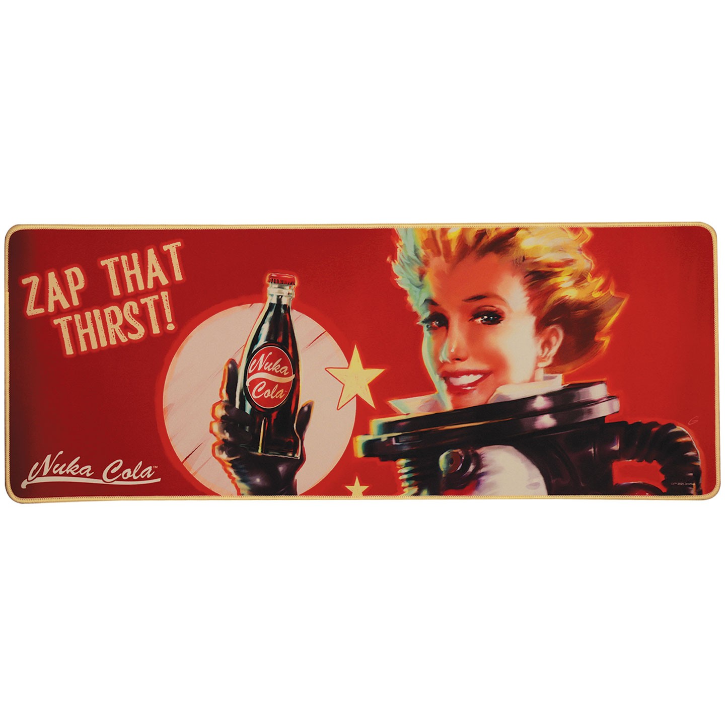 Fallout Nuka-Cola XL Desk Pad and Coaster Set - image 2