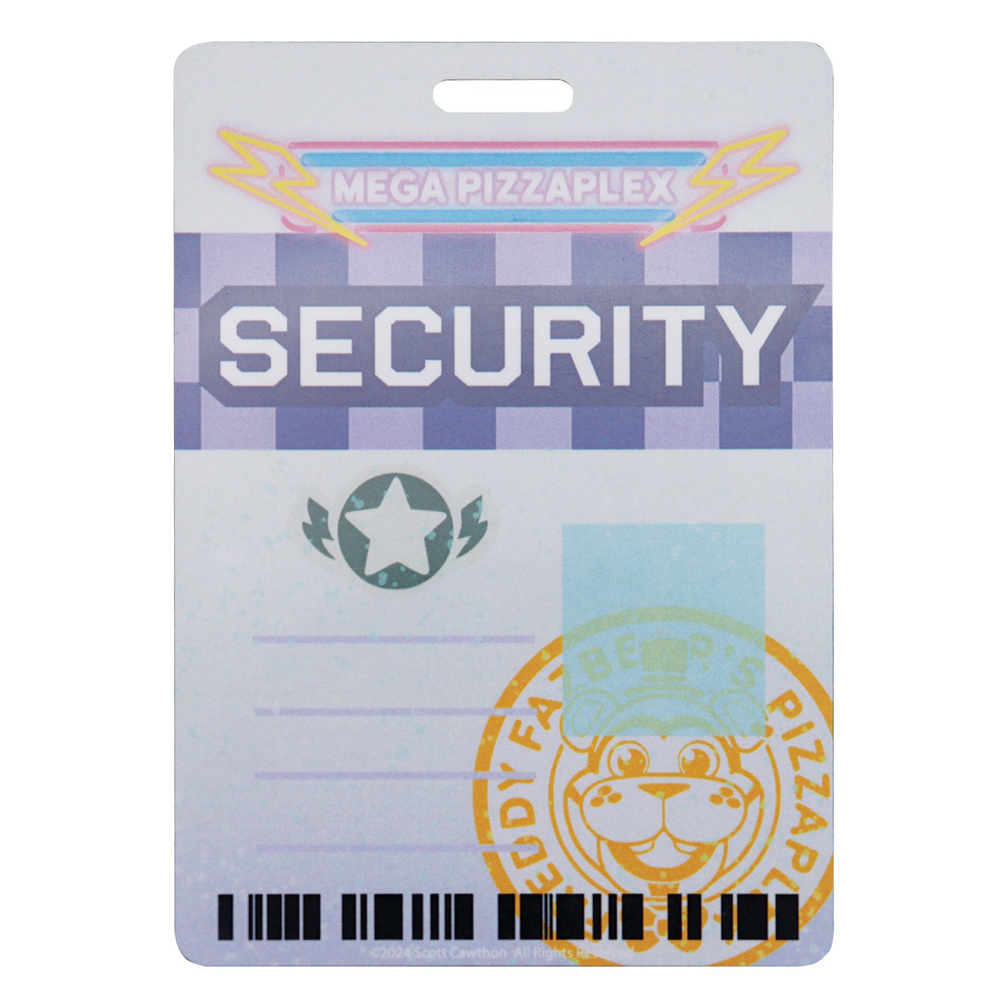 Five Nights at Freddy's Replica Security Badge Antique Brass Edition - image 3