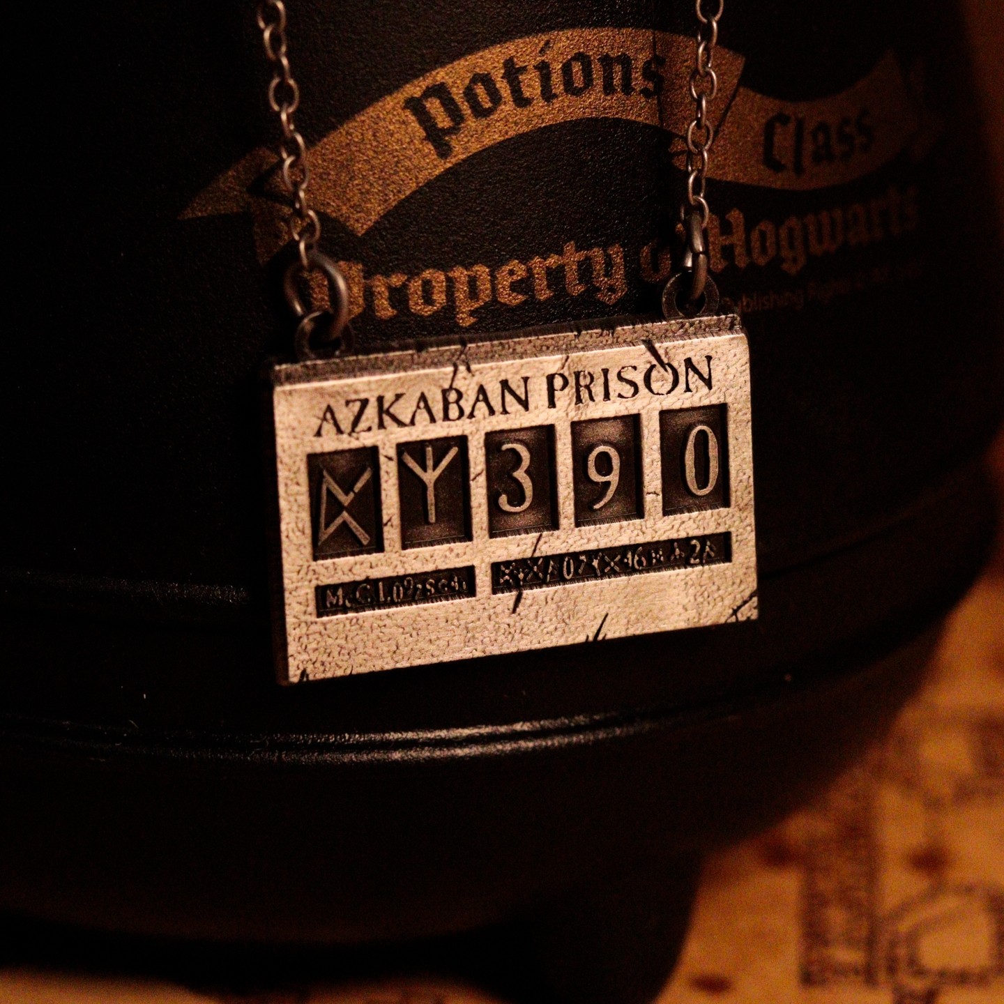 Harry Potter Harry Potter Limited Edition Azkaban Prison Metal Necklace in Metallic Silver