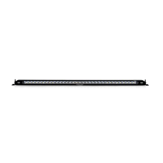 Lazer Lamps Linear 36 Elite LED Light Bar features a sleek black aluminum housing with multiple LED lights arranged in a linear design for enhanced visibility and durability.