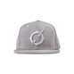 Gray snapback cap featuring a prominent white Outriders logo on the front, made of durable fabric with a flat brim and adjustable strap at the back.