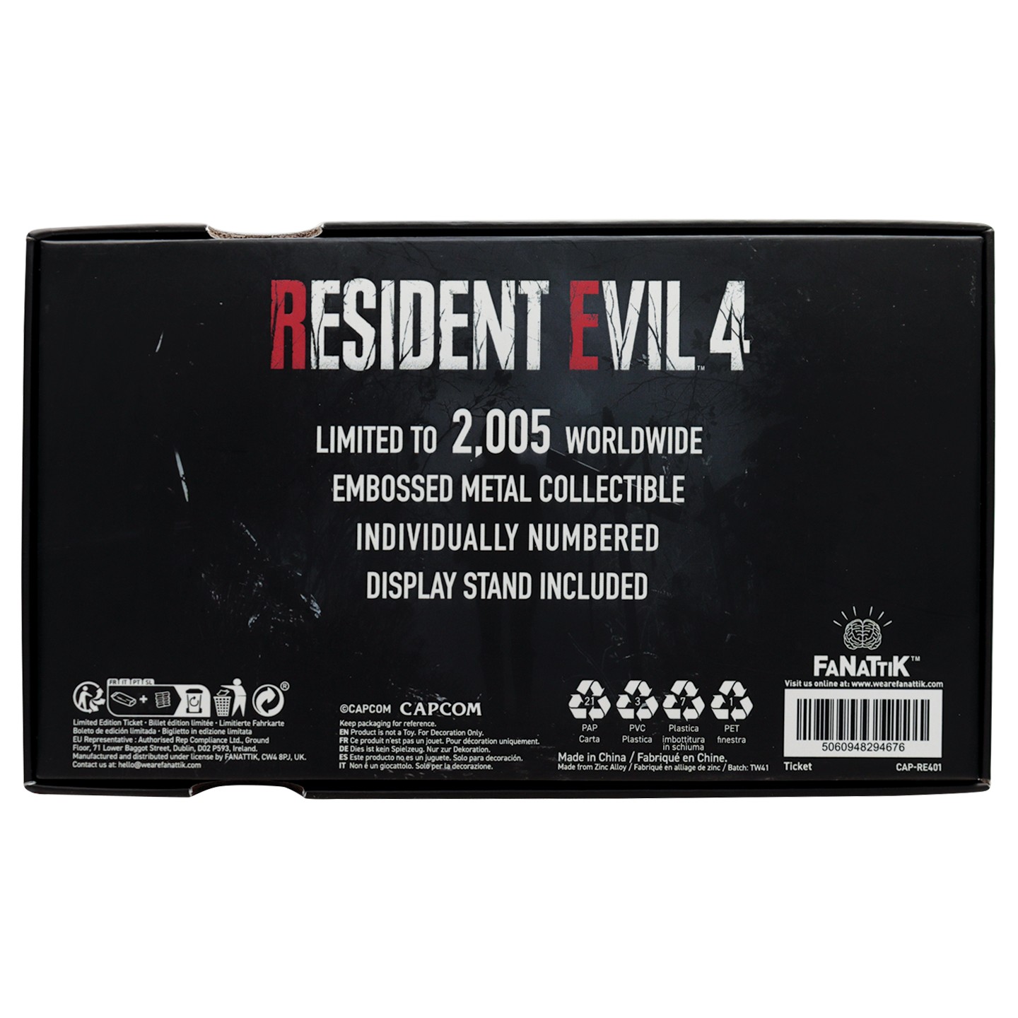 Resident Evil 4 Metal Exclusive Upgrade Ticket - image 4