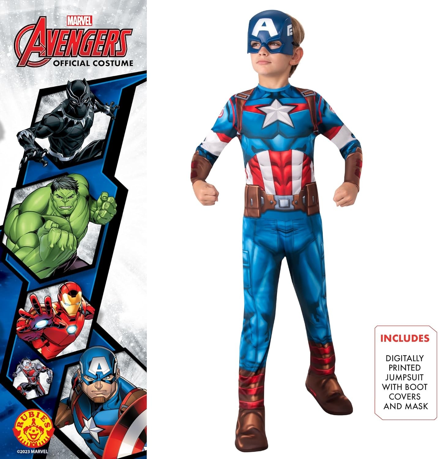 Rubies 3-4 Years Captain America Dress Up Costume - image 2