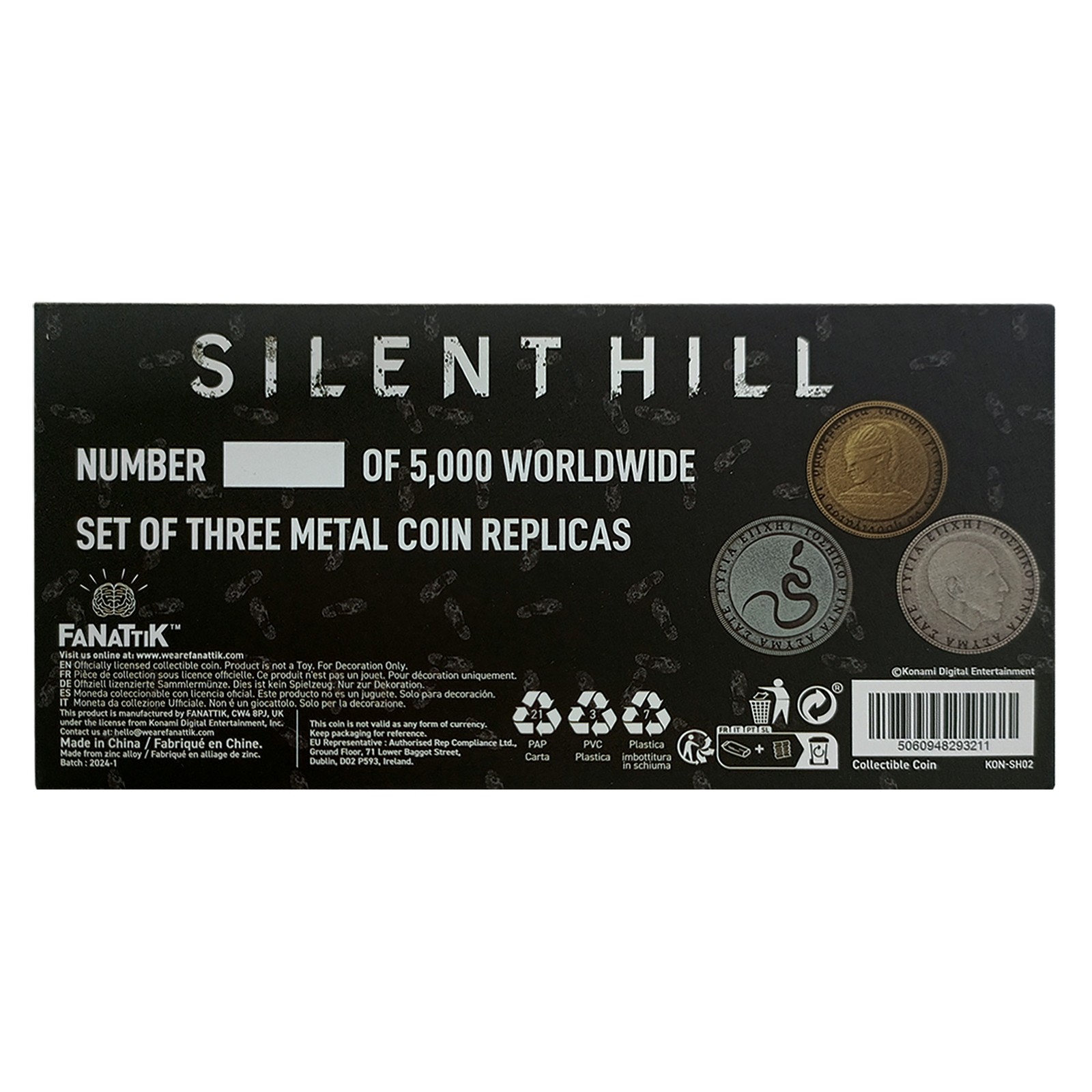 Silent Hill Set of 3 Limited Edition Replica Coins - image 3
