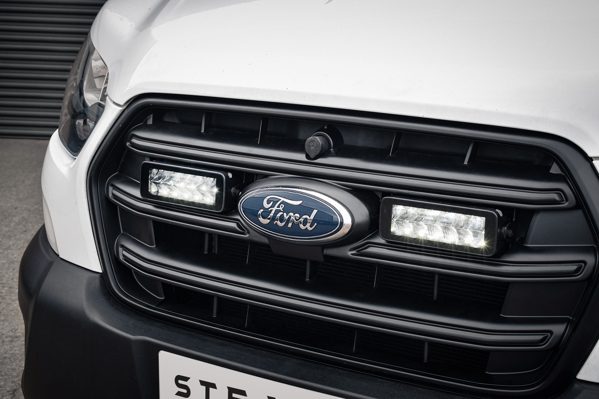 Stealth LED Ford Transit 2020+ Twin 7" Luminous LED Integration Grille Kit - 10,080 Lumens