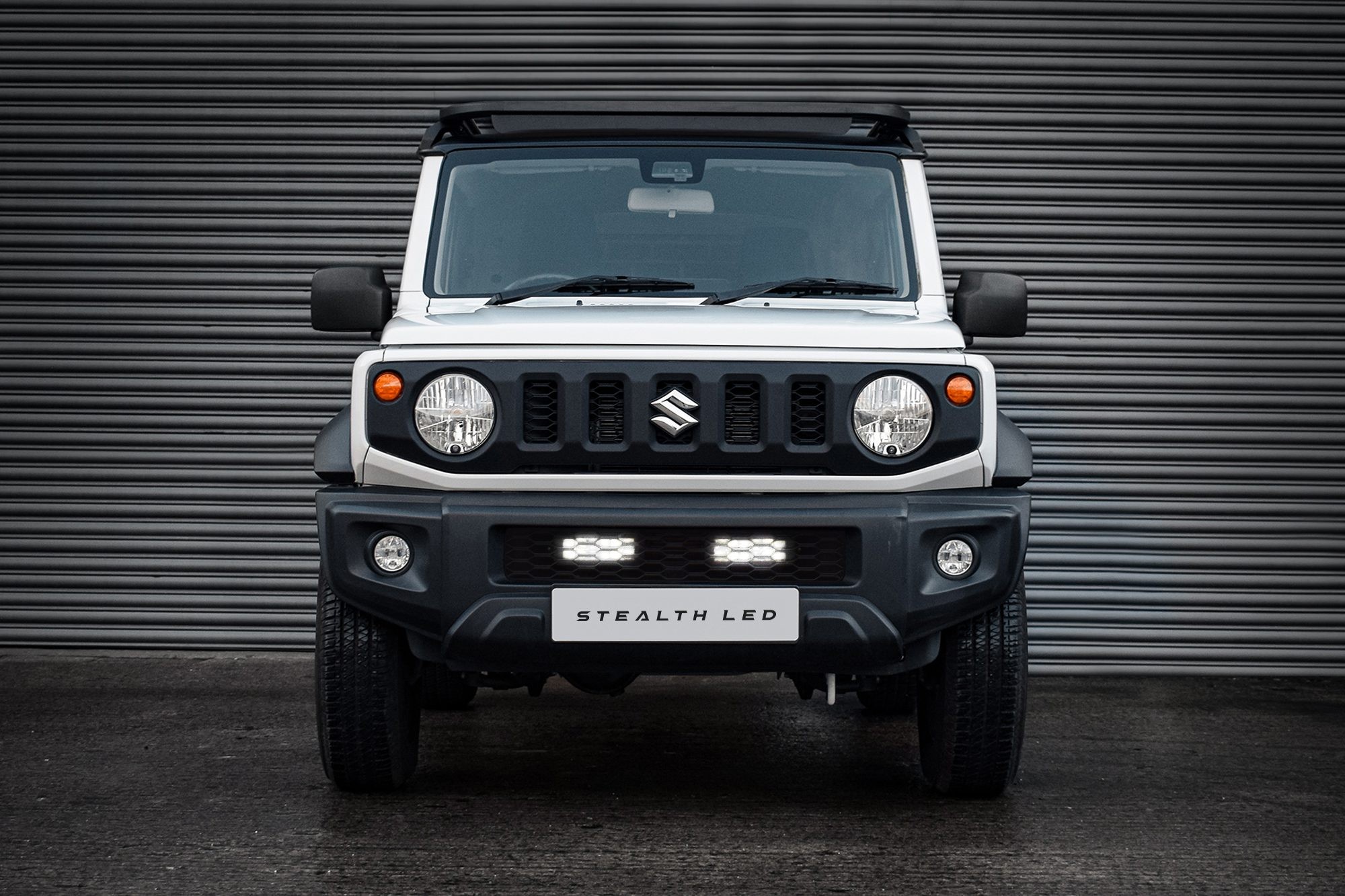 Stealth LED Suzuki Jimny 2018+ Twin 7" Luminous LED Integration Grille Kit - 10,080 Lumens - image 2