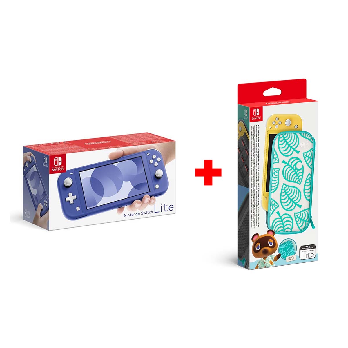 Nintendo Switch Lite Blue + FREE Animal Crossing Lite Carrying Case