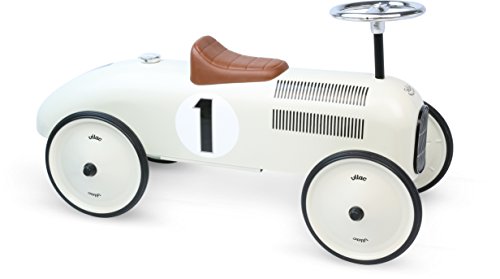Vilac Off White Metal Car Ride On - image 2