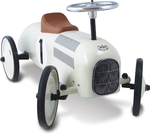Vilac Off White Metal Car Ride On - image 3