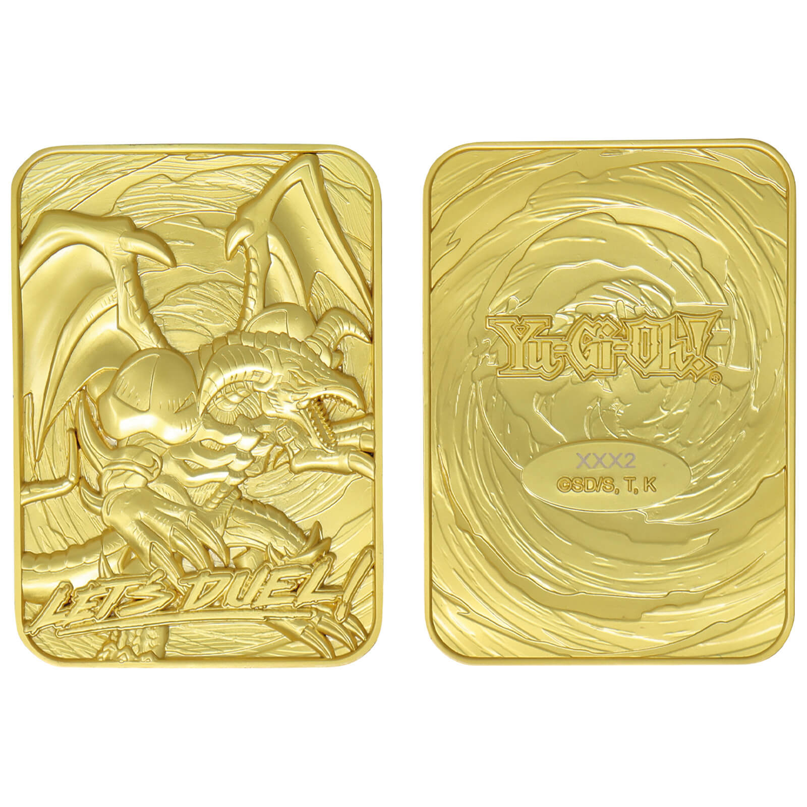 Yu-Gi-Oh! Limited Edition 24k Gold Plated B. Skull Dragon Metal Card - image 2