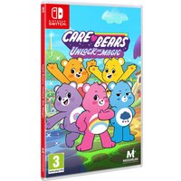 Nintendo Switch game case, "Care Bears: Unlock the Magic" by MAXIMUM GAMES, featuring colorful bears on the cover.
