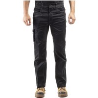 Black Caterpillar Operator Fx trousers, size 30, with multiple pockets and reinforced knees.