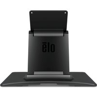 Black Elo Touch POS stand with adjustable hinge and sleek, minimalist design.