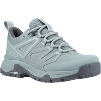 Gray Helly Hansen Sport Stalheim Ht shoe, size 4, with rugged sole, mesh upper, and reinforced toe.