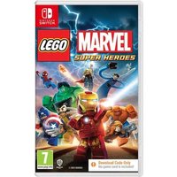 LEGO Marvel Super Heroes Switch game box, featuring LEGO characters like Iron Man and Hulk on the cover.
