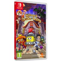 "Switch game case featuring NickToons characters in armor, castle background, and red Nintendo branding."