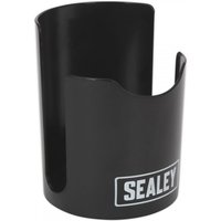 Black Sealey magnetic cup/can holder with open front and Sealey logo at base.