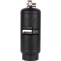 Black SIP 24L portable air receiver with pressure gauge and brass fittings on top, cylindrical shape with SIP logo.