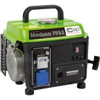 Green SIP MEDUSA T952 compact generator with black control panel, handle, and pull-start mechanism.