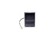 Black rectangular IR LED unit with multiple connectors on the top, featuring a keypad on the front and a sleek, durable design suitable for security camera systems.
