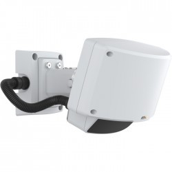 Black and white AXIS 01516-001 mounting kit featuring a robust aluminum construction, designed for secure camera installation with a flexible cable management system.