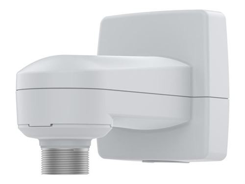 White Axis TP1001-E Mount with a sleek design, featuring a cylindrical base for secure attachment and a smooth, curved body for a modern look.