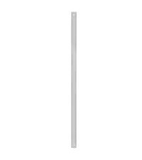 Silver 2m pole with a 38mm diameter, made of metal, featuring a sleek, minimalist design suitable for mounting systems.