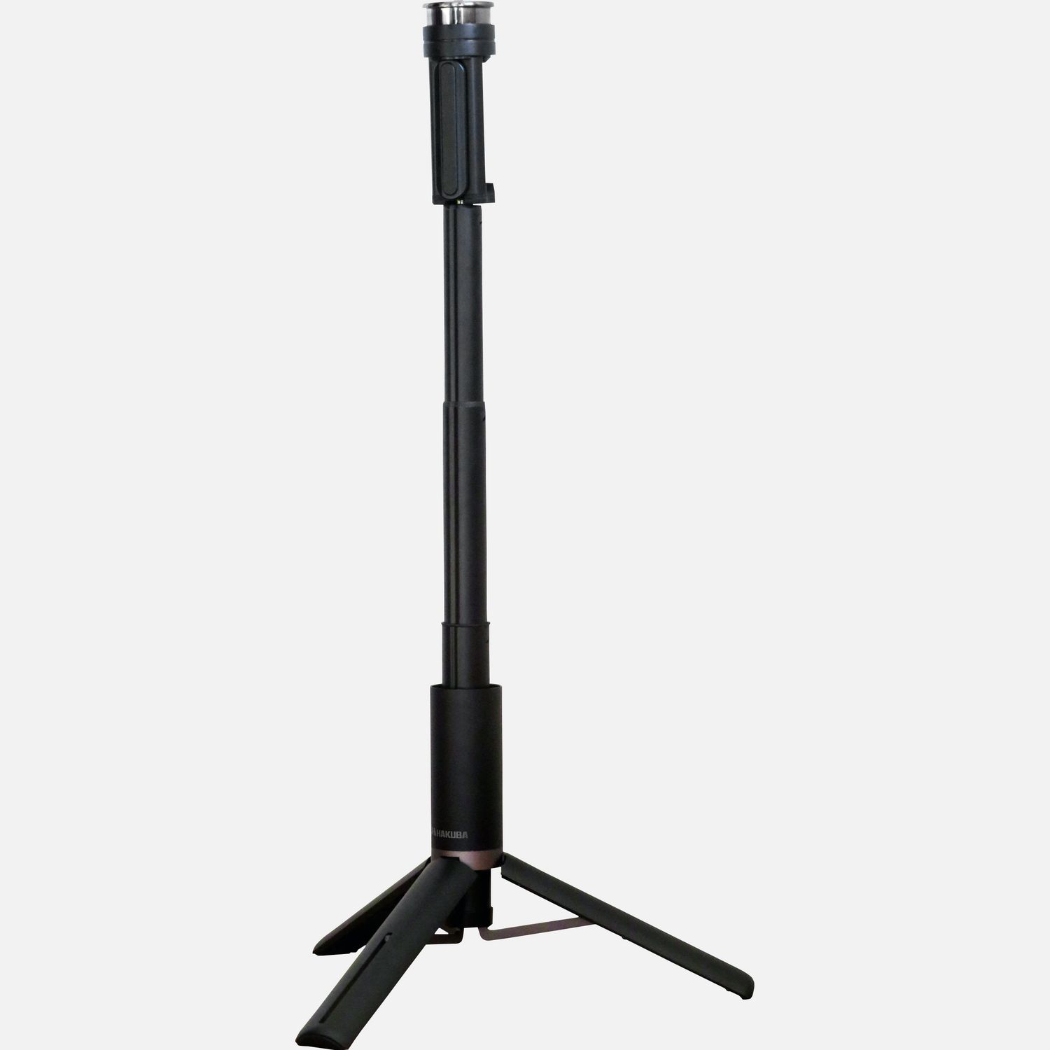 Black Canon Hakuba Multi Tripod features a sleek design with adjustable height, sturdy legs for stability, and a mount compatible with Canon PowerShot PX cameras.