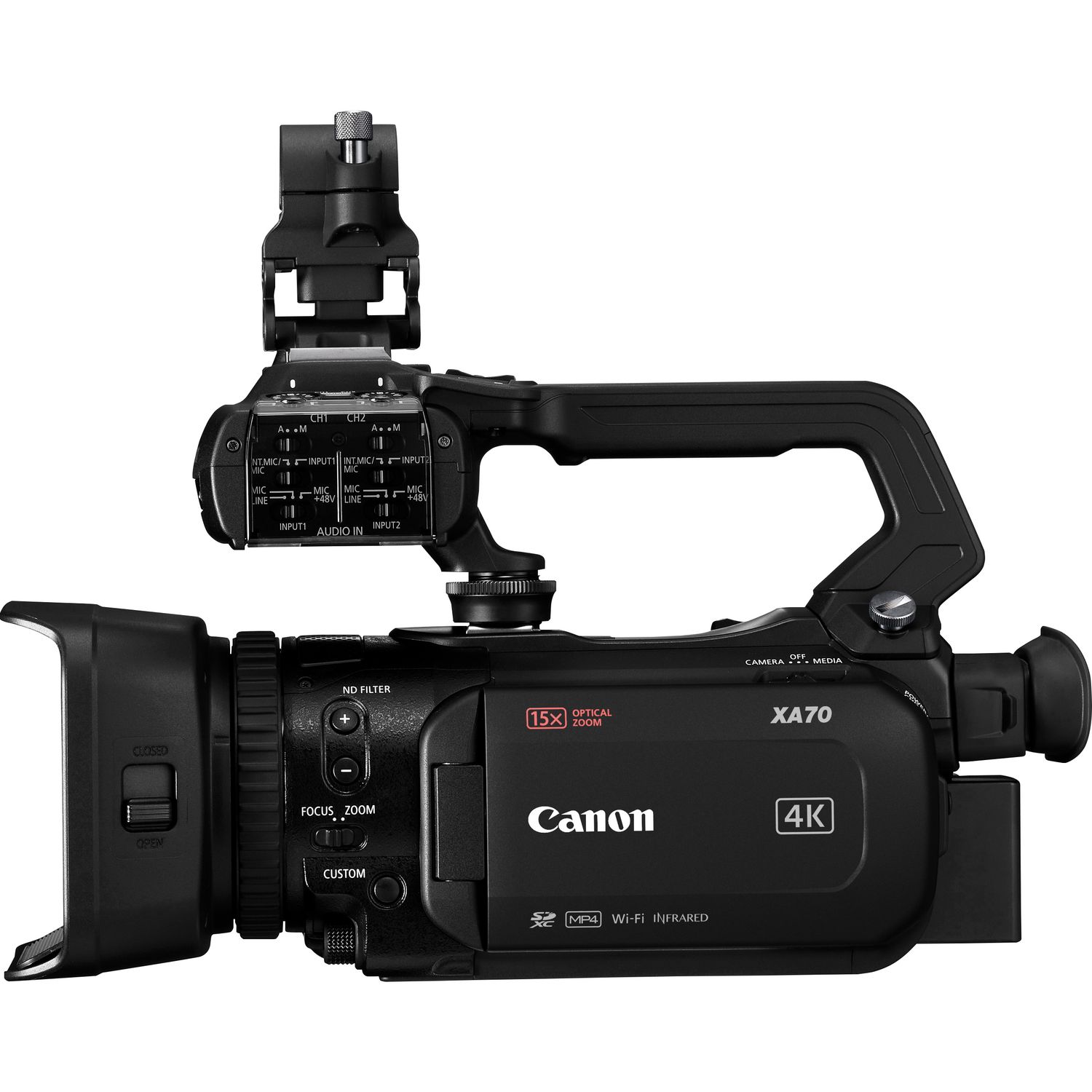 Canon XA70 Professional 4K Compact Camcorder - image 4