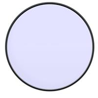 Circular 58mm filter with a clear, light purple tint, framed in a sleek black ring, designed for enhancing sky colors in photography.