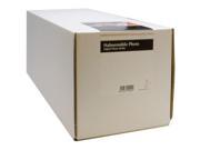 White cardboard box containing Hahnemuehle Photo Glossy paper, labeled with product details, featuring a glossy finish and dimensions of 44 inches by 30 meters, 260gsm weight.