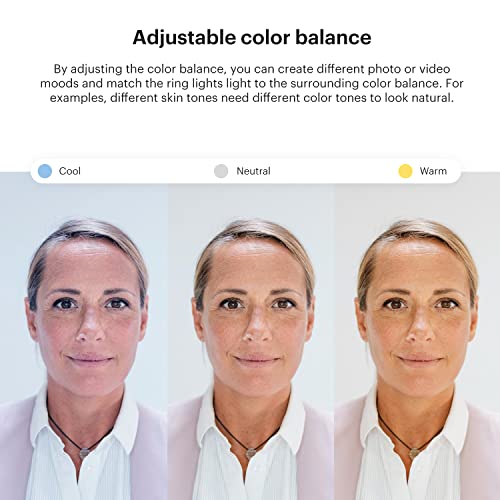 Kodak 10" Desk LED Ring Light for Selfies. Videos & Online Co - image 4