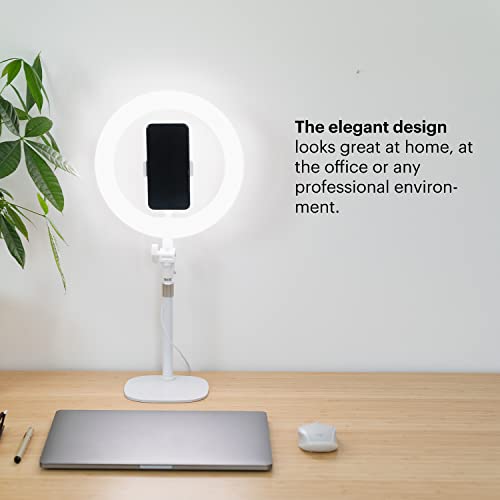 Kodak 10" Desk LED Ring Light for Selfies. Videos & Online Co - image 5