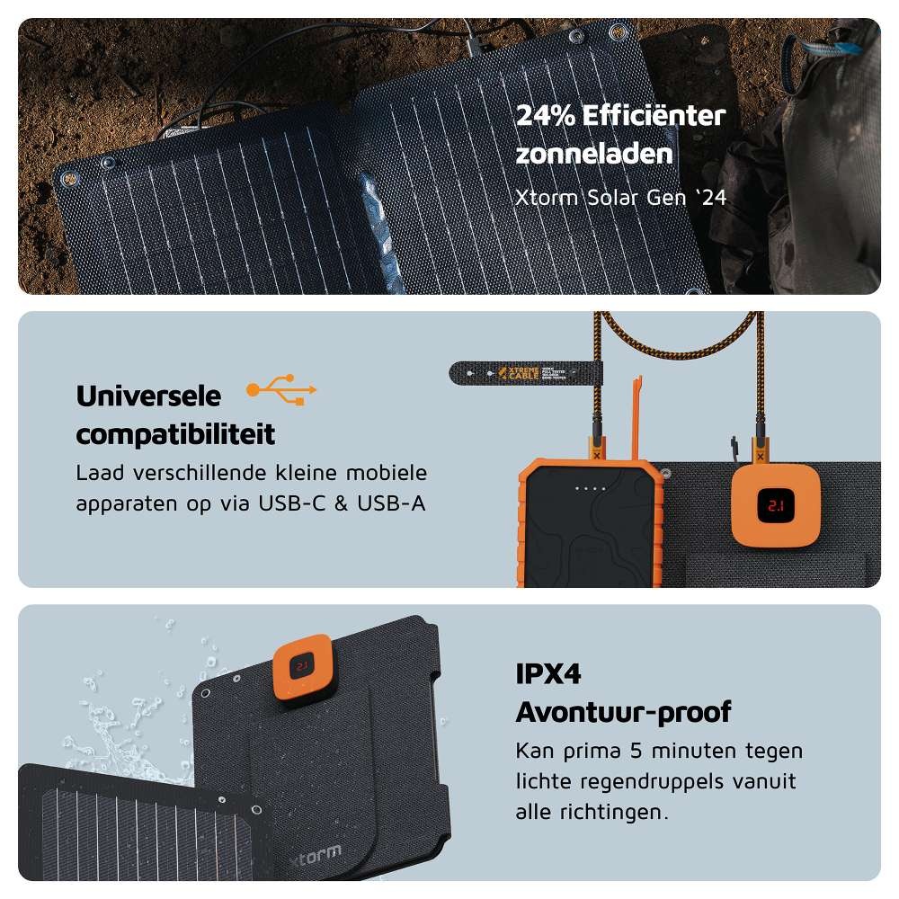 Xtorm SolarBooster 14W - Foldable Solar Panel - image 5