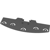 Black Axis 01221-001 security camera mount with curved design and multiple mounting holes.