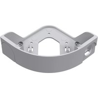 Gray Axis 01818-001 security camera mount with curved design and multiple screw holes.