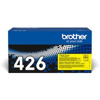 Brother TN-426Y Original Yellow toner cartridge in blue box with large white "426" and yellow label.