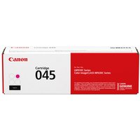 Canon 045 magenta toner cartridge in white and red box with model number and Canon logo.