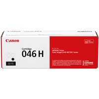 Canon 046 H black toner cartridge in white and red box with bold black text and Canon logo.