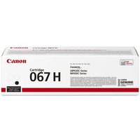 Canon 067H toner cartridge box, white with red accents, black text, and Canon logo.