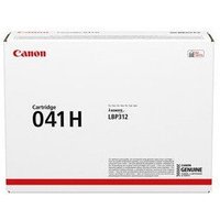 Canon LBP 041 H toner cartridge box, white with red and black text, Canon logo on top left.