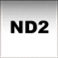 Cokin P121L camera lens filter, 8.4 cm, square shape, gradient gray, labeled ND2 in bold black text.