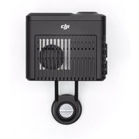 Black DJI LiDAR Range Finder with vented front panel and circular mounting bracket.