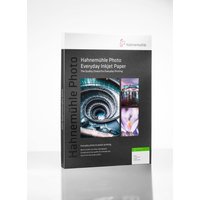 Hahnemühle Photo Pearl 310 A3 paper pack, black cover with spiral and flower images, white and green text accents.