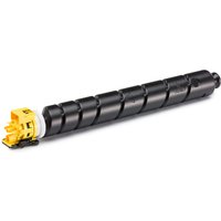 Black Kyocera toner cartridge with yellow cap, cylindrical design, for 20K pages, model TK-8800Y.